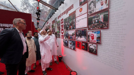 The three-day exhibition, titled “July Is Not Over Yet,” was inaugurated on August 5 at the Jamaat chief and opposition leader, Shafiqur Rahman's official residence on Minto Road in Dhaka. It was extended to today. Photo: Collected