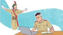 Graphical representation of cadet college students. 