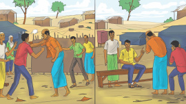 A day at a Rohingya camp office