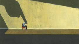 Cowards strung together in a daisy chain