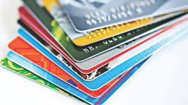 Credit card use slightly up