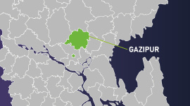 Gazipur map