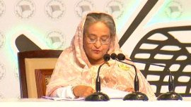 Awami League President Sheikh Hasina on December 18, 2018 unveils the election manifesto