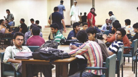 Students at private university