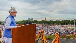 Modi sets goal into a developed nation