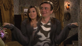 Marshal and Lily from How I Met Your Mother 