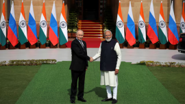 Modi Putin meeting in New Delhi 2025