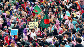 Students in quota reform movement