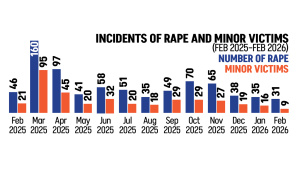 Incidents of Rape and Minor Victims