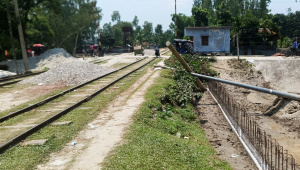 Bangladesh Railway launched the Chilmari-Kurigram railway rehabilitation and modernisation project in 2023 under two packages. Photo: Star