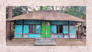 traditional village houses in Bangladesh