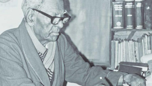 Abul Mansur Ahmed writing his autobiography.png