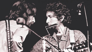 George Harrison and Bob Dylan