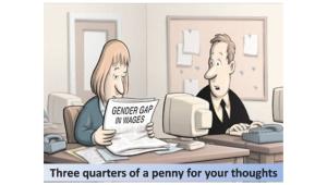 Gender gap cartoon