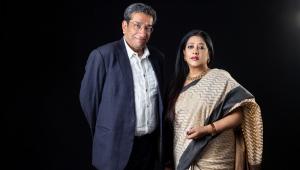 Actor Sabyasachi Chakrabarty and Actress Suborna Mustafa