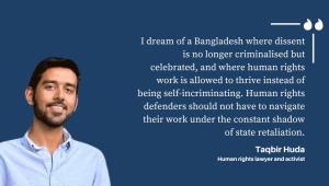 Taqbir Huda on Human Rights Day 2024
