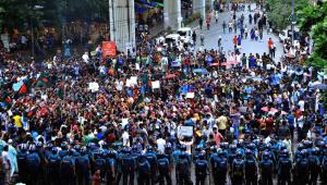 Quota reform protests in July 2024