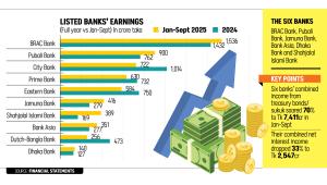 Bangladeshi banks profit rise