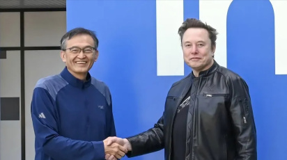 Lip-Bu Tan with Elon Musk