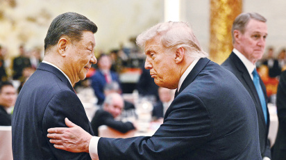 Trump x XI AFP