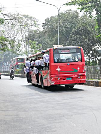 Dhaka city school bus service