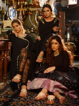 Aynaghor: leather footwear by Sumaya Khan