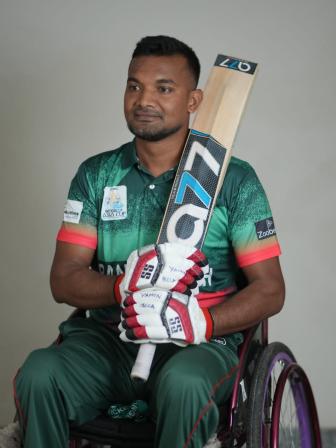 Bangladesh wheelchair cricket players