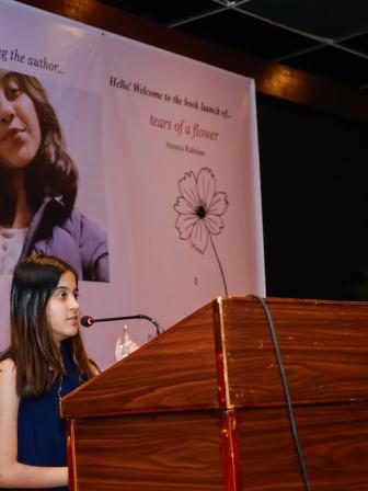 Bangladeshi poet Amaya Rahman launches ‘Tears of a Flower’ 