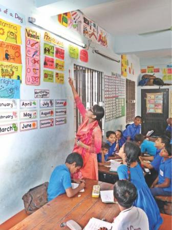 Lessons are learnt in a fun and interactive way