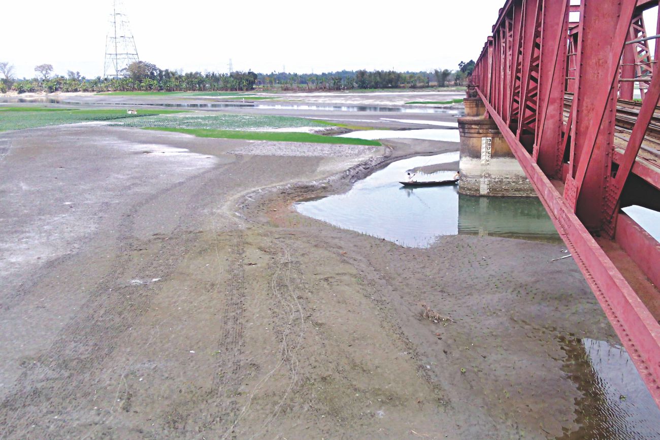 Teesta turns into stream